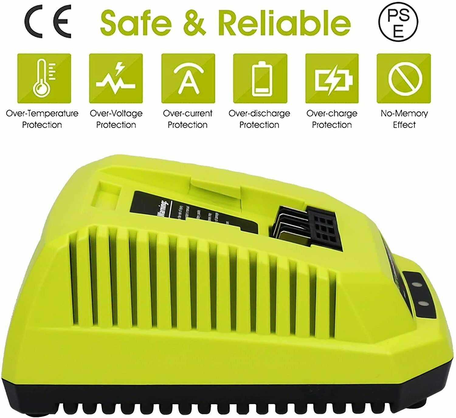 29482 Charger for GreenWorks 40 Volt G-MAX Lithium Battery 29482 Charger for GreenWorks 40 Volt G-MAX Lithium Battery